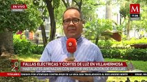 Reportan fallas eléctricas y cortes de luz previos a elecciones en Villahermosa, Chiapas