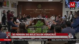 PRI, PAN y PRD denuncian el robo de 100 boletas electorales en Veracruz