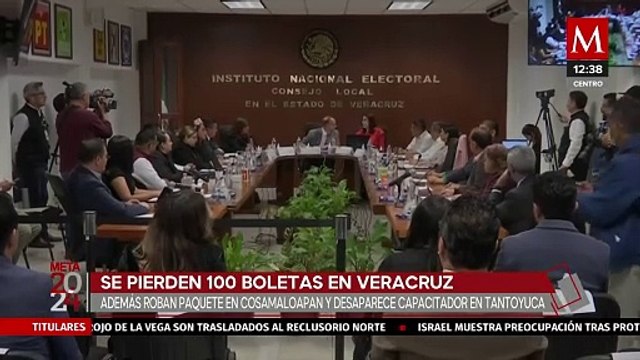 PRI, PAN y PRD denuncian el robo de 100 boletas electorales en Veracruz