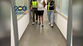 Las primeras imágenes de La J, al ser arrestado en España