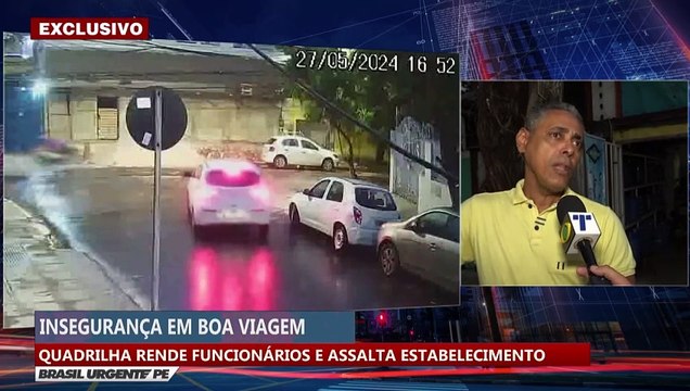 Quadrilha rende funcionários e assalta estabelecimento