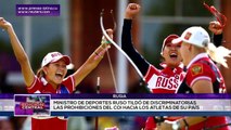 DEPORTES EDICIÓN CENTRAL 29-05-2024  Rusia calificó de discriminatoria las prohibiciones a los atletas rusos por parte del Comité Olímpico Internacional (COI).