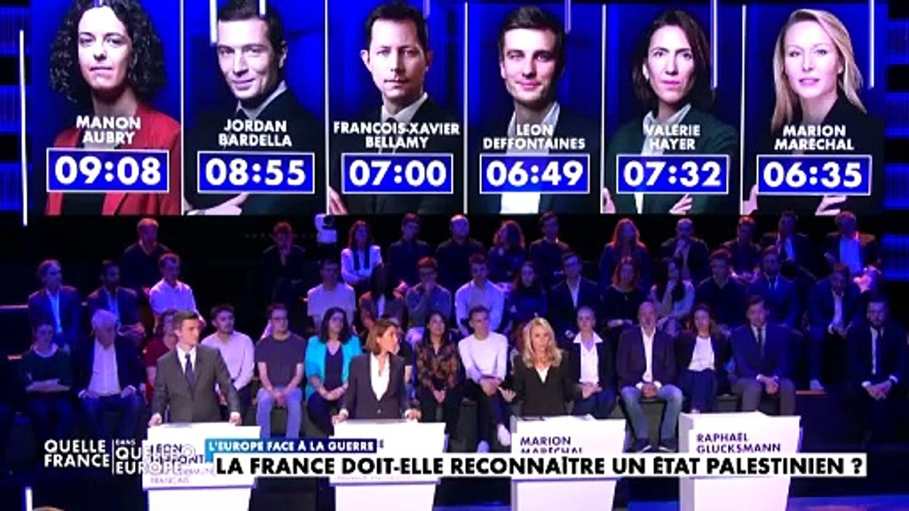 Européennes 2024 : Manon Aubry et Marion Maréchal s'écharpent sur le conflit au Proche-Orient