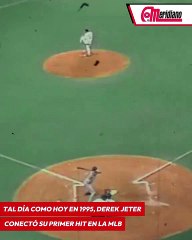 ¡Tal día como hoy en 1995 Dereck Jeter conectó su primer hit en la MLB!