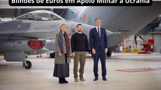 Bélgica Anuncia Entrega de 30 Caças F-16 e 1,2 Bilhões de Euros em Apoio Militar à Ucrânia