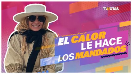 A Paulina Rubio el calor le hace los mandados