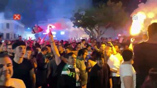 Bodrum FK taraftarları Süper Lig'i kutladı!