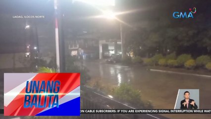 Malakas na hangin at ulang dulot ng habagat, naransan sa Ilocos provinces | Unang Balita