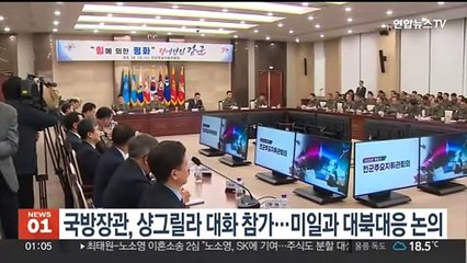 국방장관, 샹그릴라 대화 참가…미일과 대북대응 논의