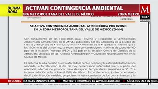 Activan contingencia ambiental en el Valle de México