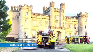 Airth Castle Hotel fire