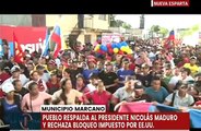 Nueva Esparta | Habitantes del mcpio. Marcano marchan en respaldo al Pdte. Nicolás Maduro