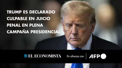 Trump es declarado culpable en juicio penal en plena campaña presidencial