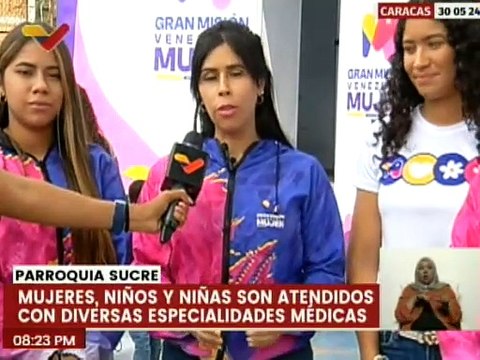 GMVM garantiza la atención de las mujeres a través de una jornada social en la pqa. Sucre de Caracas