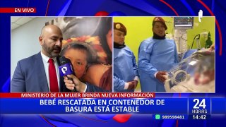 Ministerio de la Mujer investiga caso de recién nacida abandonada en Jesús María