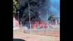 Incêndio criminoso destrói playground no Jardim Universitário em Goioerê