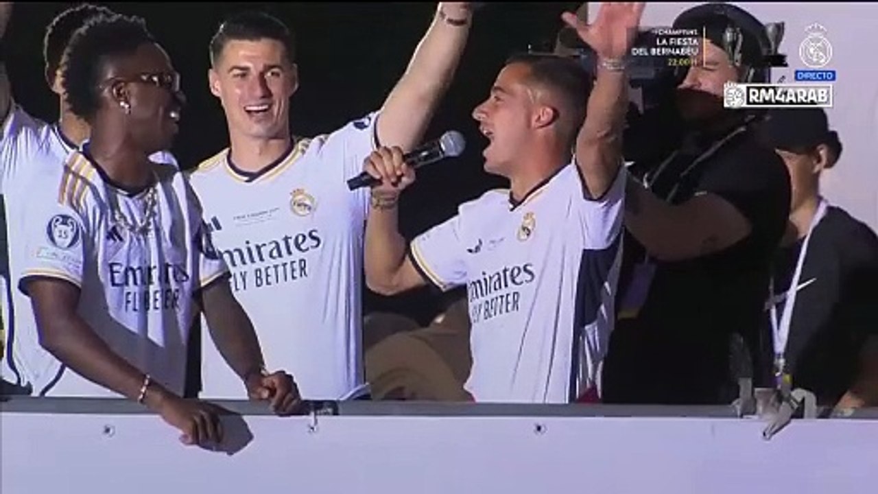 ¡"Vinicius Balón de Oro, Vinicius Balón de Oro"!
