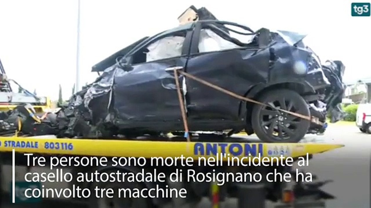 L'incidente al casello autostradale di Rosignano: ecco cosa è successo