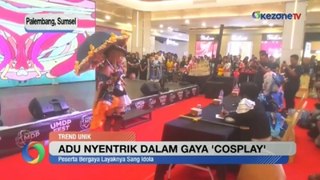 Adu Nyentrik dan Gaya dalam Lomba Cosplay di Palembang