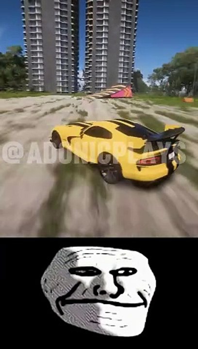 doge ramp car jump #dailymotion #short