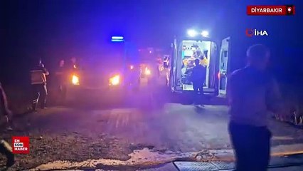 Diyarbakır'da yük treni otomobile çarptı