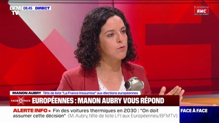 Immigration: pour Manon Aubry, "il faut un devoir de solidarité au sein de l'Union européenne"