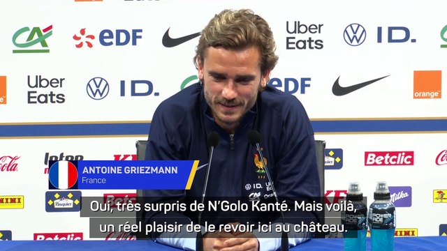 Griezmann : “Kanté a toujours le niveau, il va être d’une grande aide”
