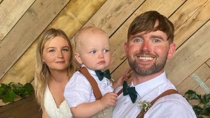 Cheeky toddler calls dad by his real name to get what he wants