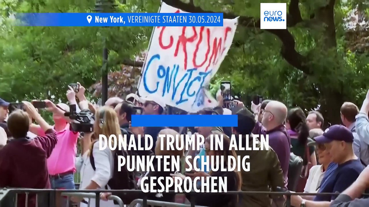 Urteil gegen Ex-US-Präsident: In allen Punkten schuldig gesprochen