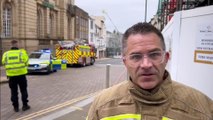 Fire at derelict building in Bridge Street, Northampton