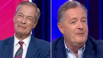 Nigel Farage and Piers Morgan clash on Question Time as host forced to step in