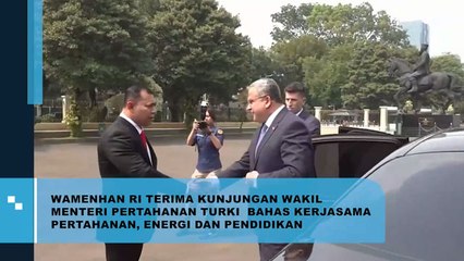 Wamenhan RI Terima Kunjungan Wakil Menteri Pertahanan Turki