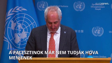 A palesztinok már nem tudják hová menekülhetnének a gázai övezeten belül