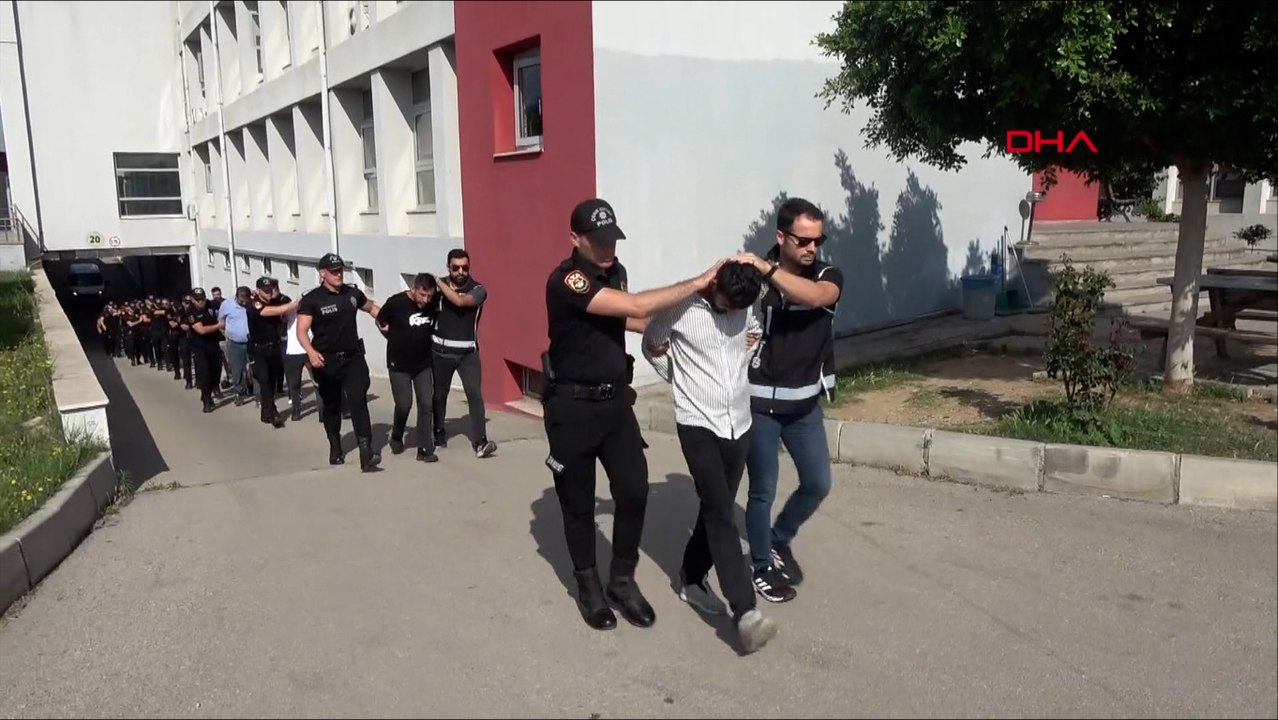 ‘Altınyüzük’ suç örgütüne operasyonda 42 şüpheli adliyede