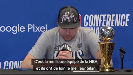 Mavericks - Doncic : "Boston est la meilleure équipe de la NBA"