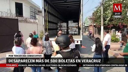 Desaparecen más de 500 boletas electorales en Veracruz