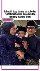 Alhamdulillah, tahniah Usop atas kelahiran baby girl. Dah sepasang, Umar officially abang