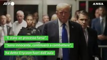 Soldi alla pornostar, storica condanna per Trump