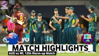 Australia Vs West Indies Warm Up Match Full Highlights T20 World Cup 2024 _ Aus Vs WI