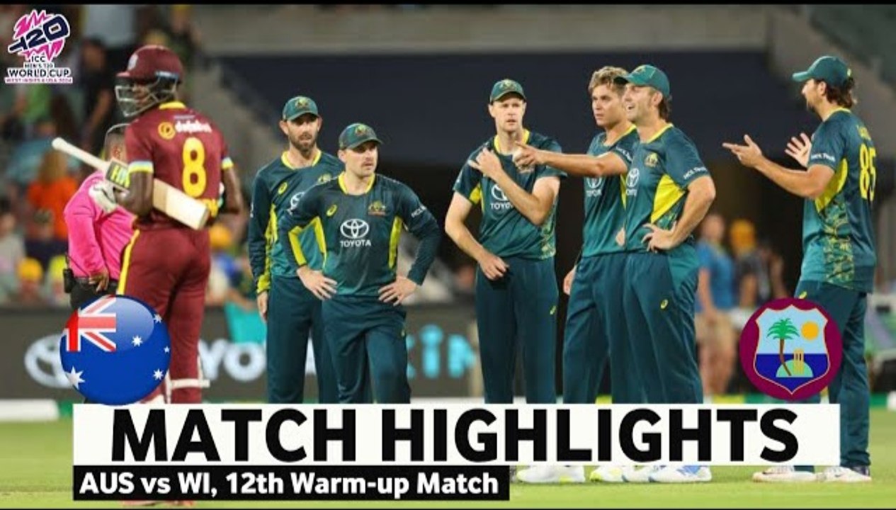 Australia Vs West Indies Warm Up Match Full Highlights T20 World Cup
