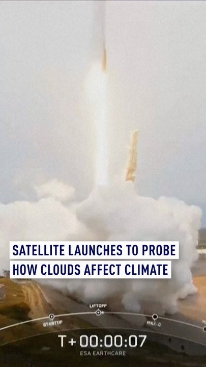 Satellite launches to probe how clouds affect climate