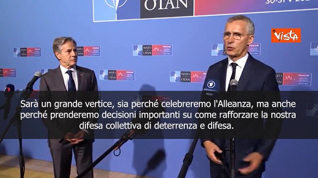 Vertice Nato, Stoltenberg: Decisioni importanti su nostra difesa collettiva