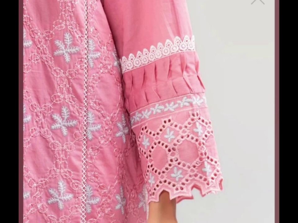 Laces design for Dresses for ladies  #KushiMaqbool