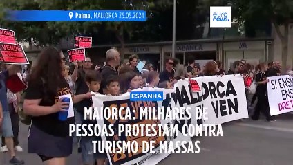 Maiorca: manifestação contra o turismo de massas