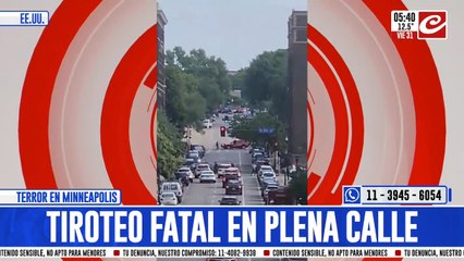 Impresionante tiroteo en plena calle: hay al menos tres personas muertas