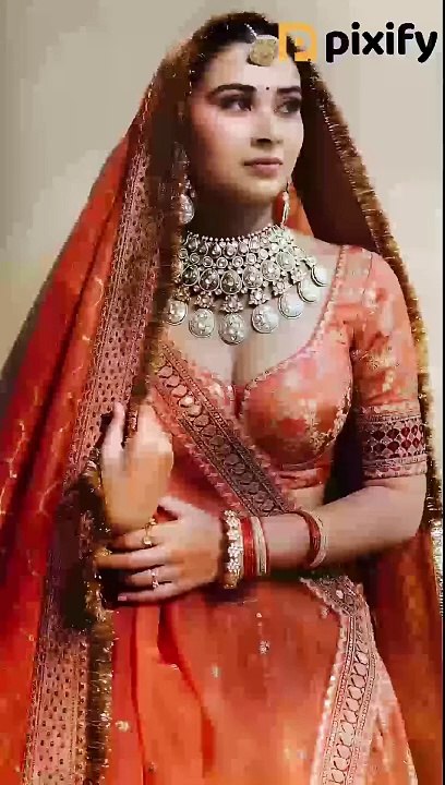 "Royal Charm and Capturing Bridal Grace Created with Pixify Reel Maker App"