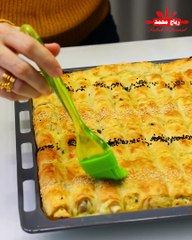 اطيب بورك تركية بحشوة البيتزا سهلة وسريعة التحضير بخبز اليوفكا التركية مع رباح محمد