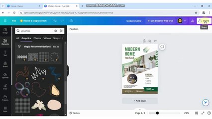 Attractive Restaurant Flyer Design in Canva free 2024