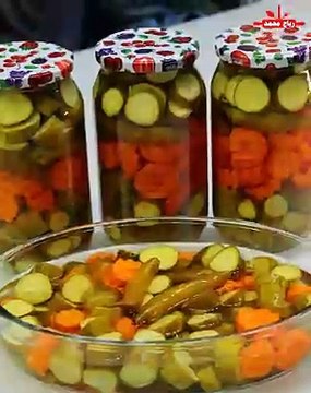 اسرار المخللات المعلبة بالمنزل وجاهزة في يومين فقط مقرمشة حامضة بطريقة مضمونة وناجحة 100٪ مخلل الخيار والجزر بالطريقة الأكثر نجاحا