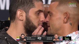 UFC 302 - Le face-à-face hyper tendu entre Makhachev et Poirier !